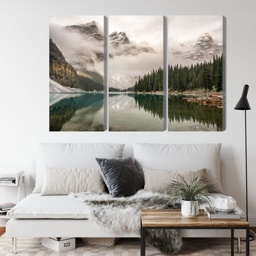 Kanva - Morēnu ezers Banffas nacionālajā parkā, Kanādā, N-4355 X-ART