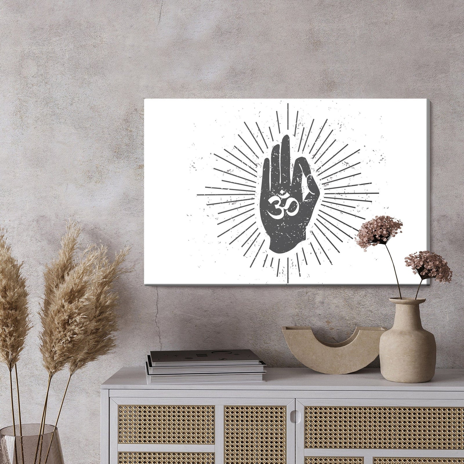 Kanva: Mudra uz balta fona, melnbalta X-ART