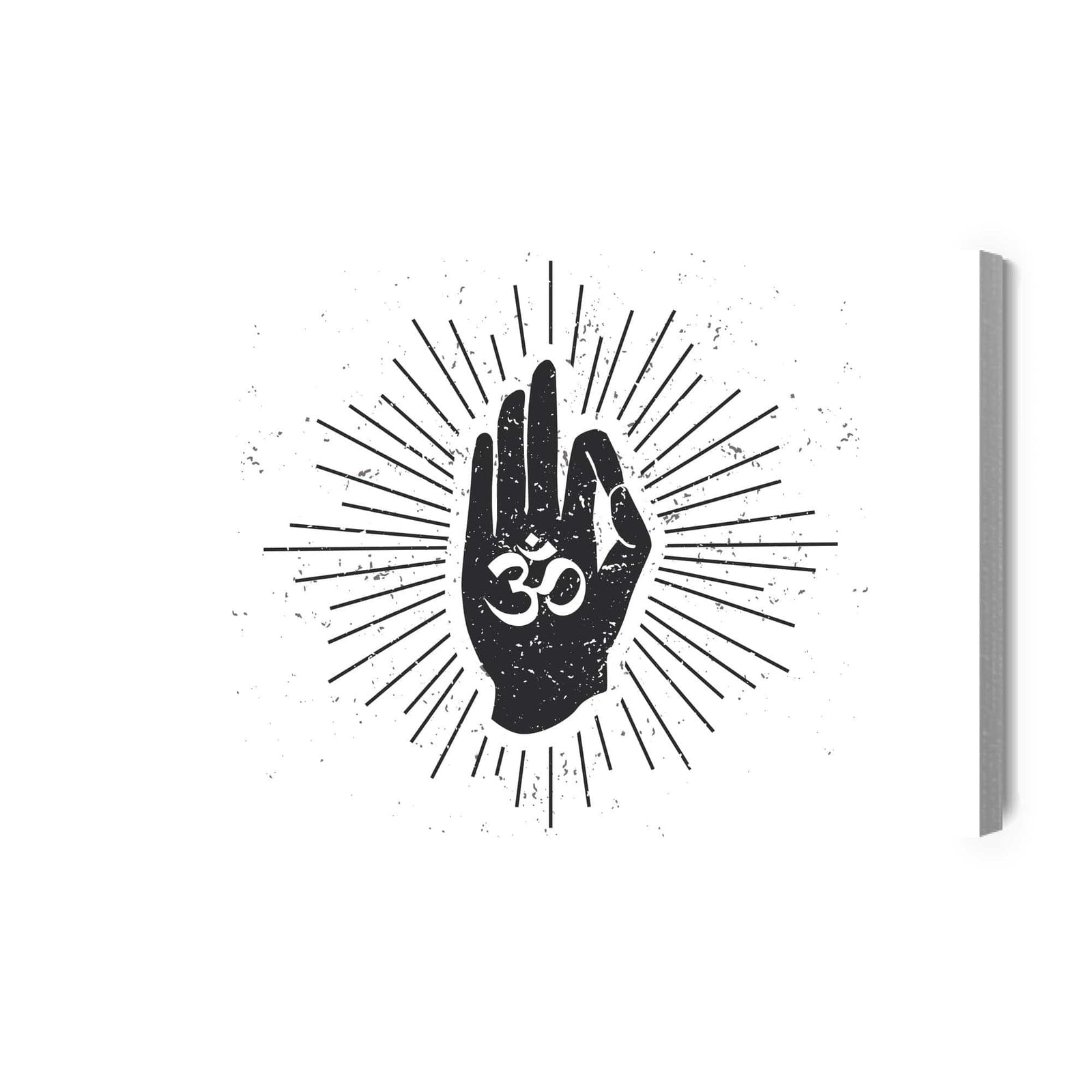 Kanva: Mudra uz balta fona, melnbalta X-ART