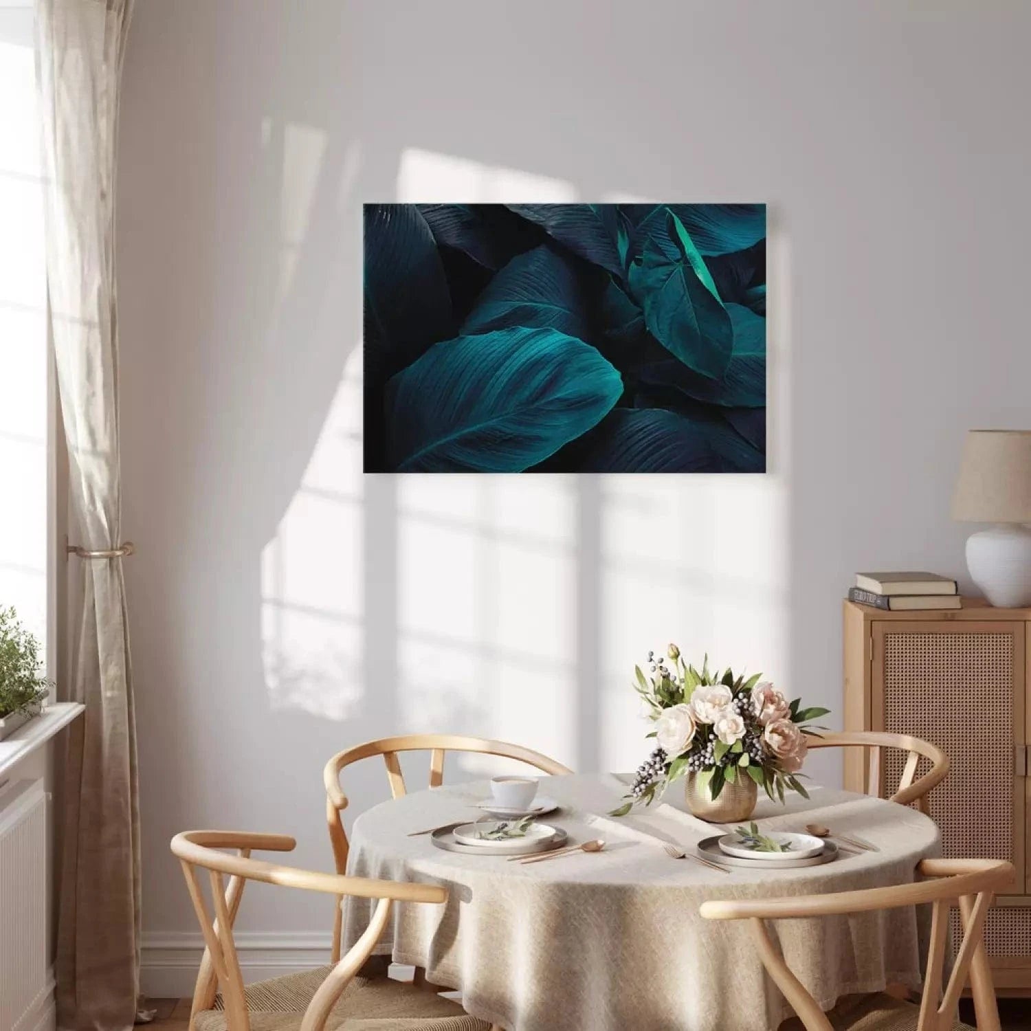 Kanva - Nakts džungļos – tropu ainava tumsā, 149656, tumšos toņos ART XL