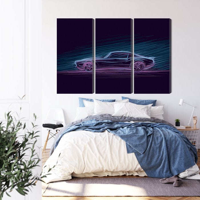 Kanva - Neona muskuļauto, N-3442 X-ART