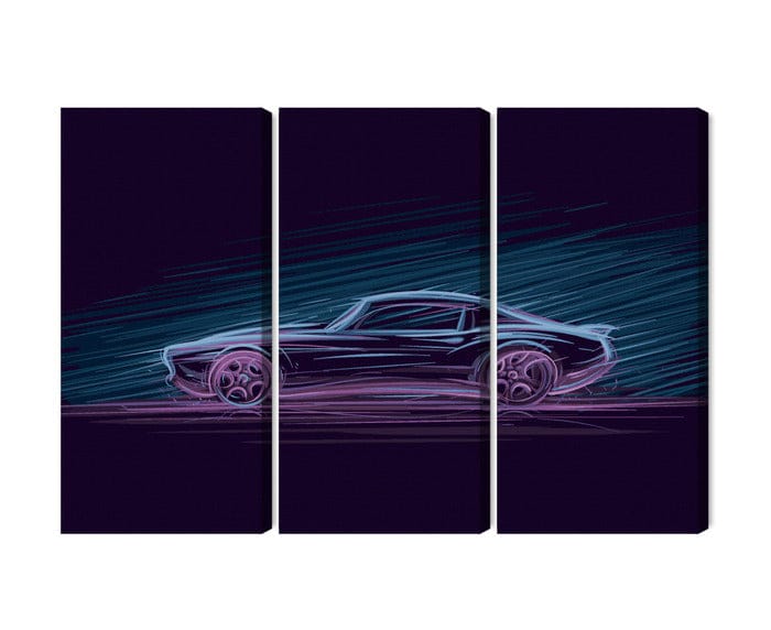 Kanva - Neona muskuļauto, N-3442 X-ART