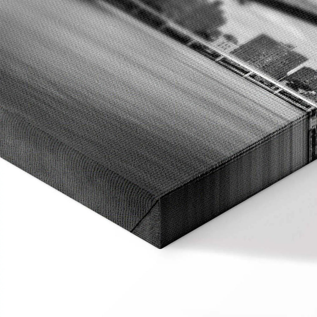 Kanva - Ņujorka: stilīga pilsēta, melnbalta panorama, 96050 ART XL