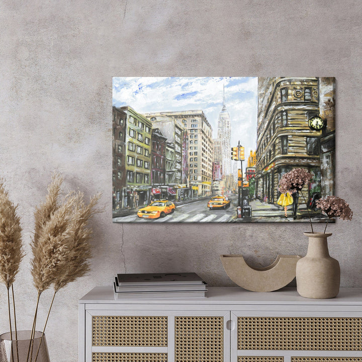 Kanva - Ņujorkas iela, gluži kā uzgleznota, N-1401 X-ART