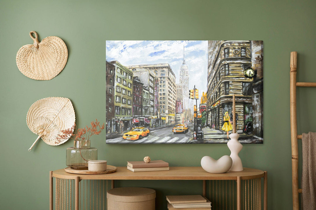 Kanva - Ņujorkas iela, gluži kā uzgleznota, N-1401 X-ART