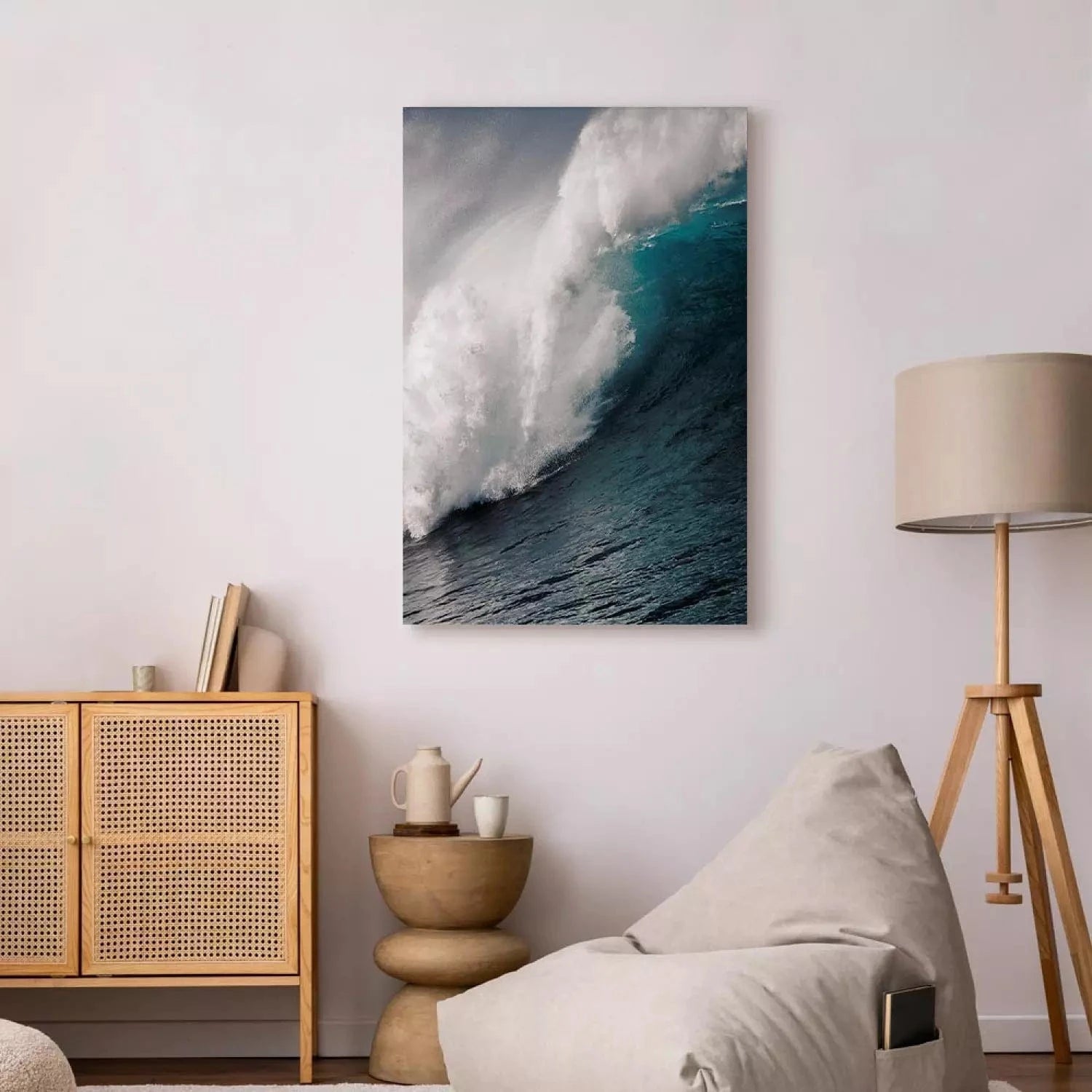 Kanva - Okeāna vilnis - zilā krāsā, 117267 ART XL