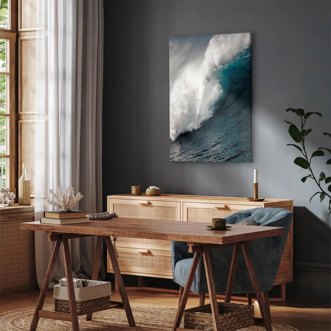 Canvas - Ocean Wave - blue, 117267