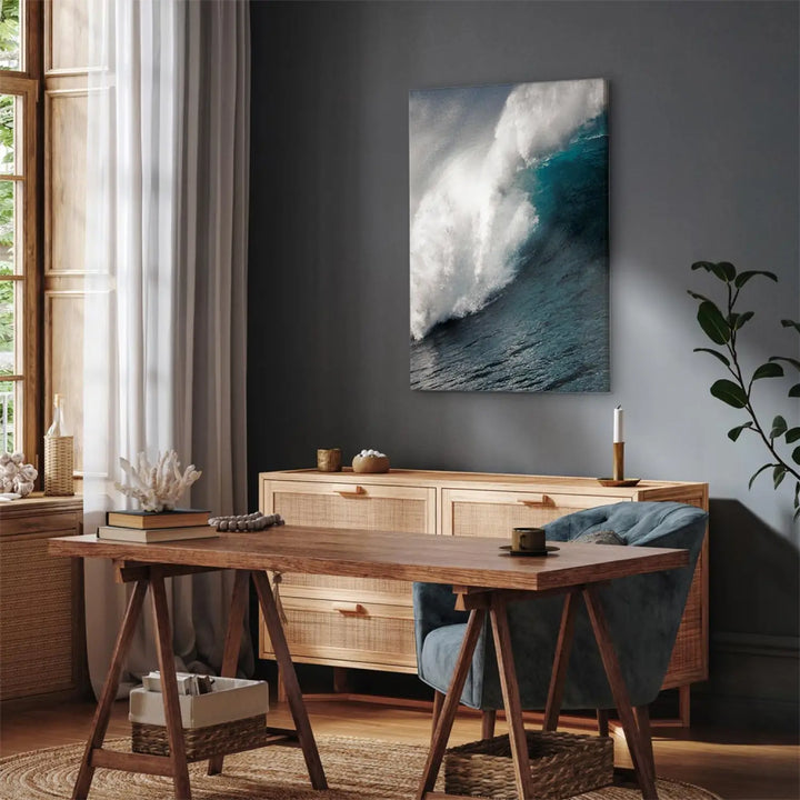 Canvas - Ocean Wave - blue, 117267