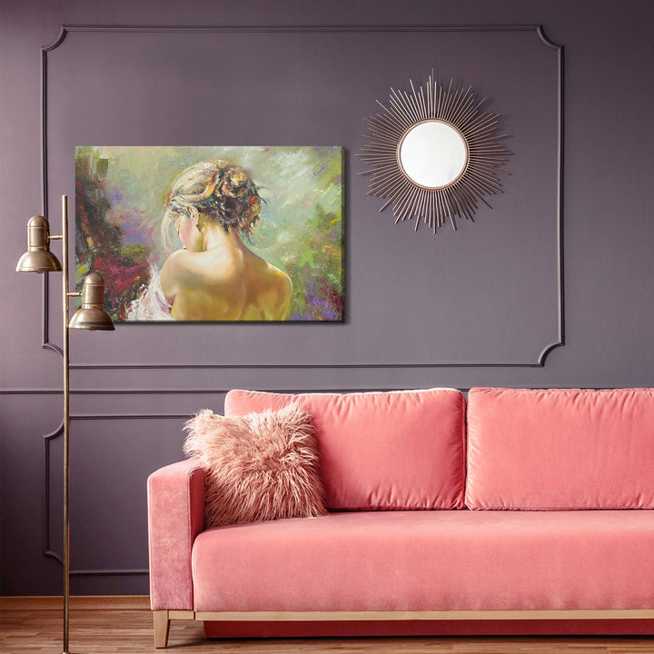 Kanva - Pārdomu pilnas sievietes portrets, N-894 X-ART