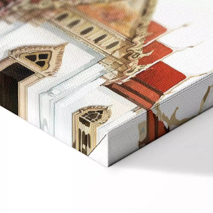 Kanva - Pasaules brīnumi - radoša, krāsaina pasaules karte ART XL