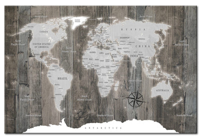 Kanva Pasaules karte: Koka pasaule, 91926 G-ART.