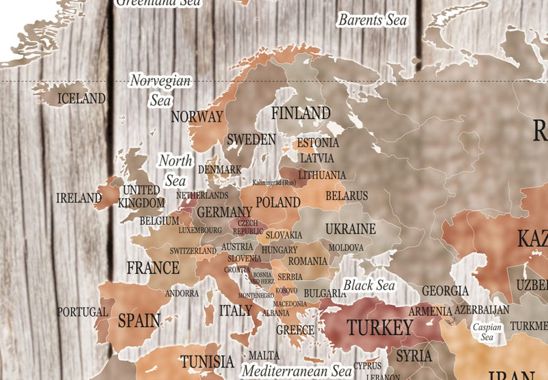 Glezna Pasaules karte: Koka stāsti, 91925 Tapetenshop.lv.