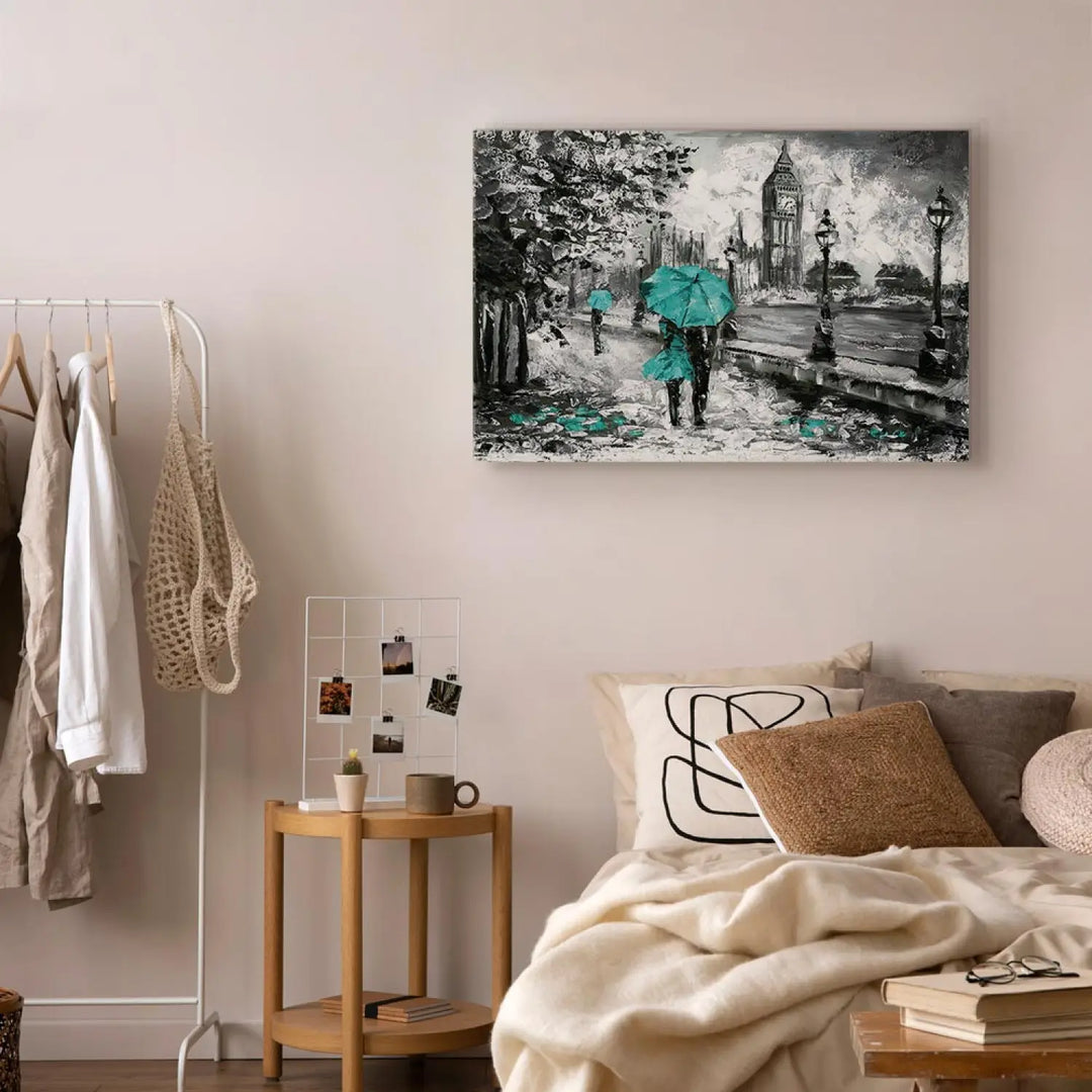 Glezna - Pastaiga pa Londonu (x 1), tirkīza ART XL