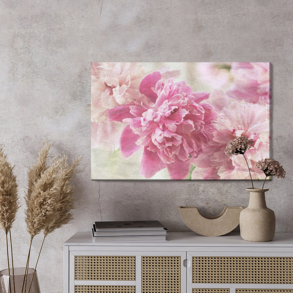 Kanva - Peonijas retro stilā, N-290 X-ART