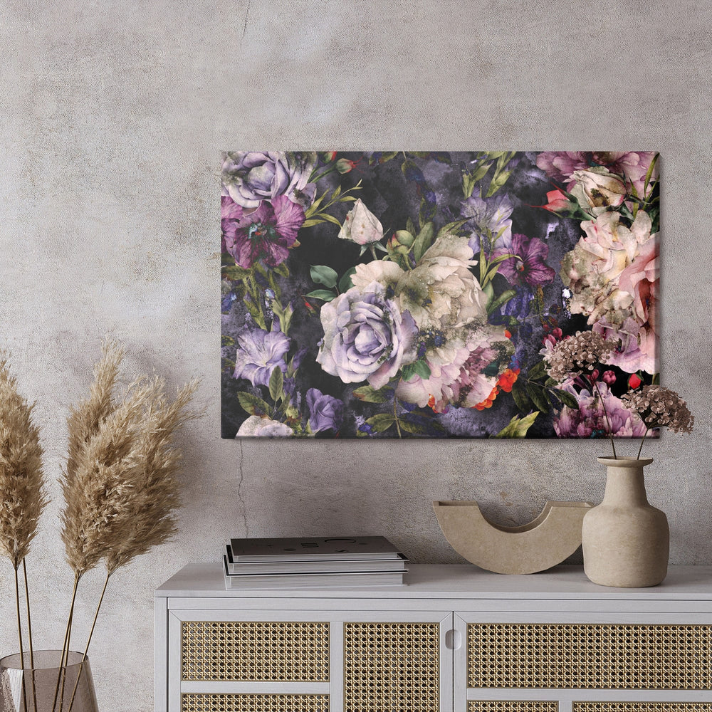 Kanva - Peoniju rozes akvareļos, N-291 X-ART