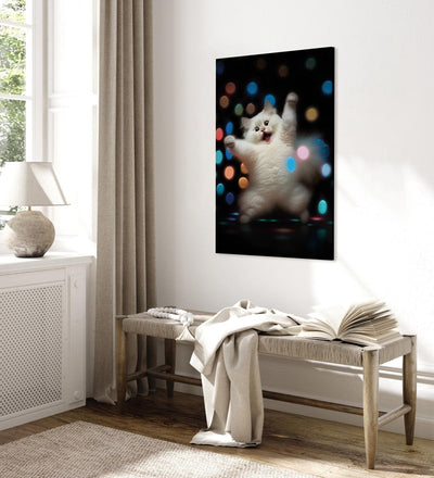 Canva - Persian Cat - Dancing Cat in Disco Lights, 150200 G-ART