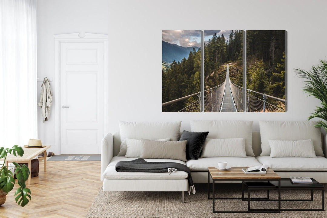 Kanva - Piekaramais tilts kalnu mežā, N-2009 X-ART