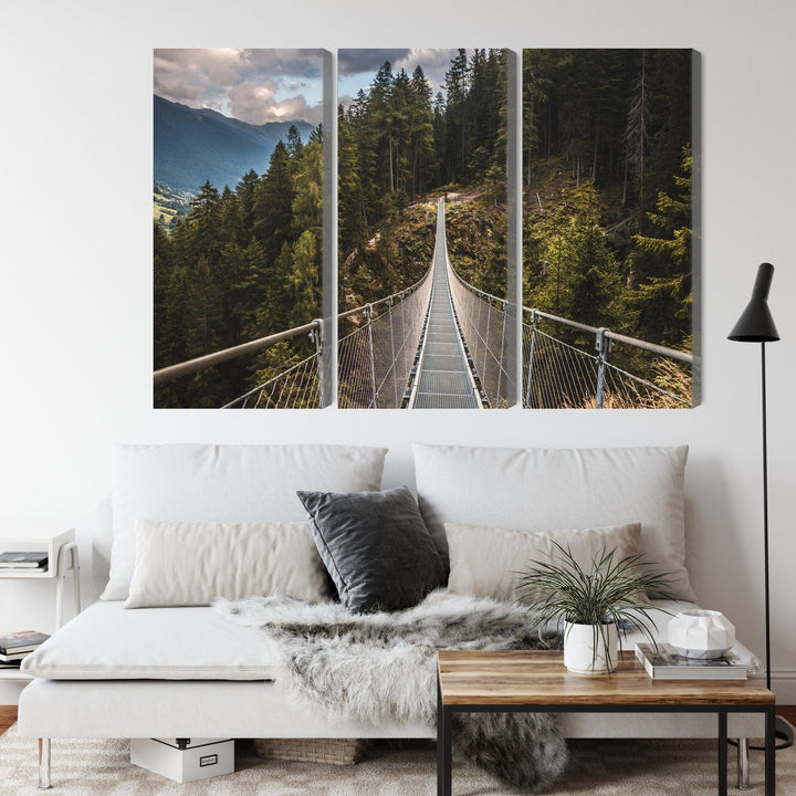 Kanva - Piekaramais tilts kalnu mežā, N-2009 X-ART