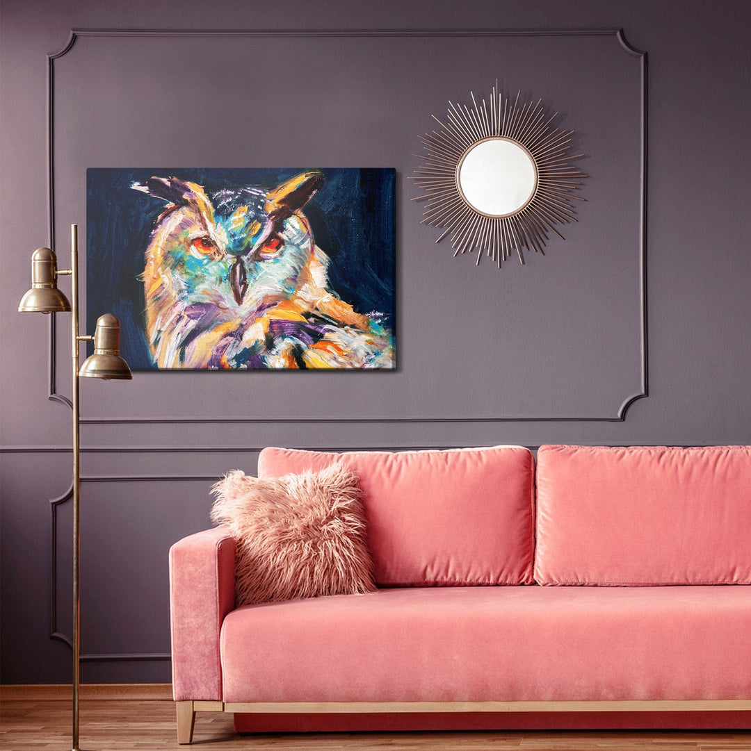 Kanva - Pūce kā gleznota, N-837 X-ART