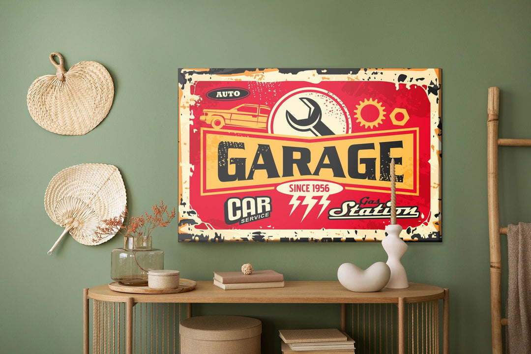 Kanva - Retro motociklu detaļas un uzraksti, N-2920 X-ART