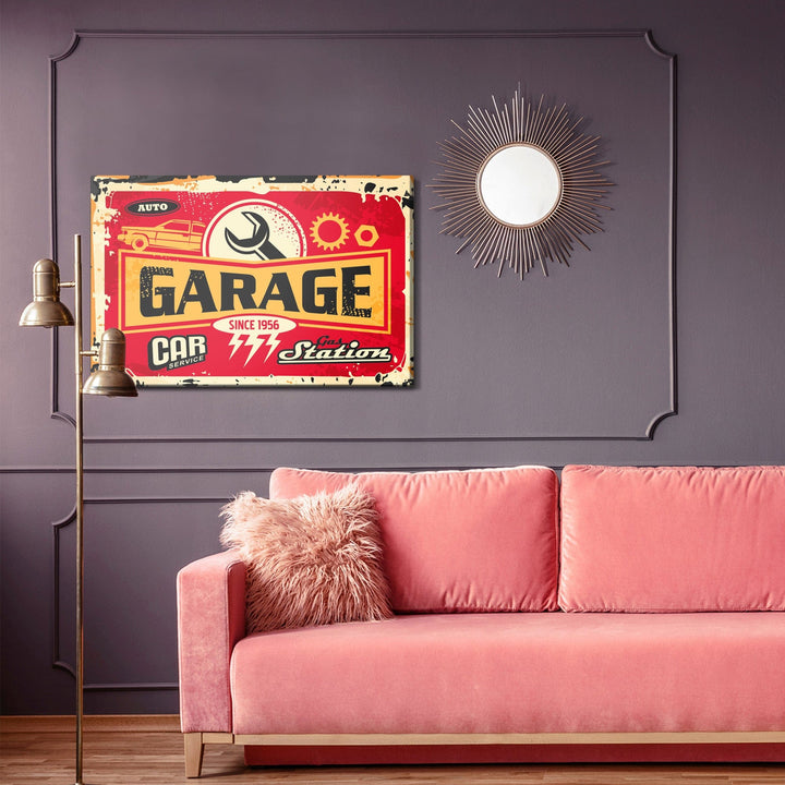 Kanva - Retro motociklu detaļas un uzraksti, N-2920 X-ART