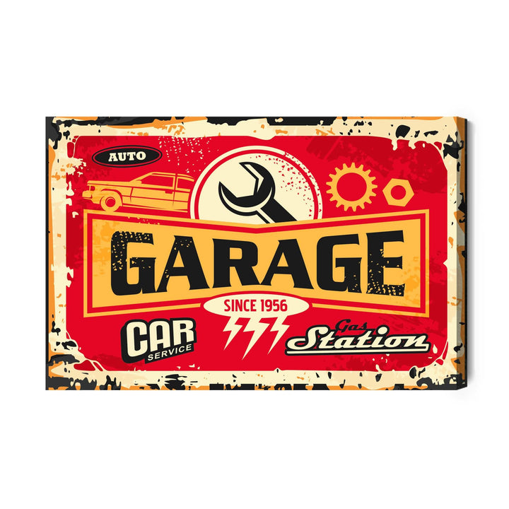 Kanva - Retro motociklu detaļas un uzraksti, N-2920 X-ART