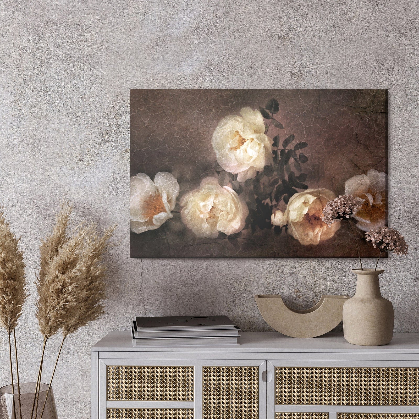 Kanva - Retro savvaļas rozes, N-1318 X-ART