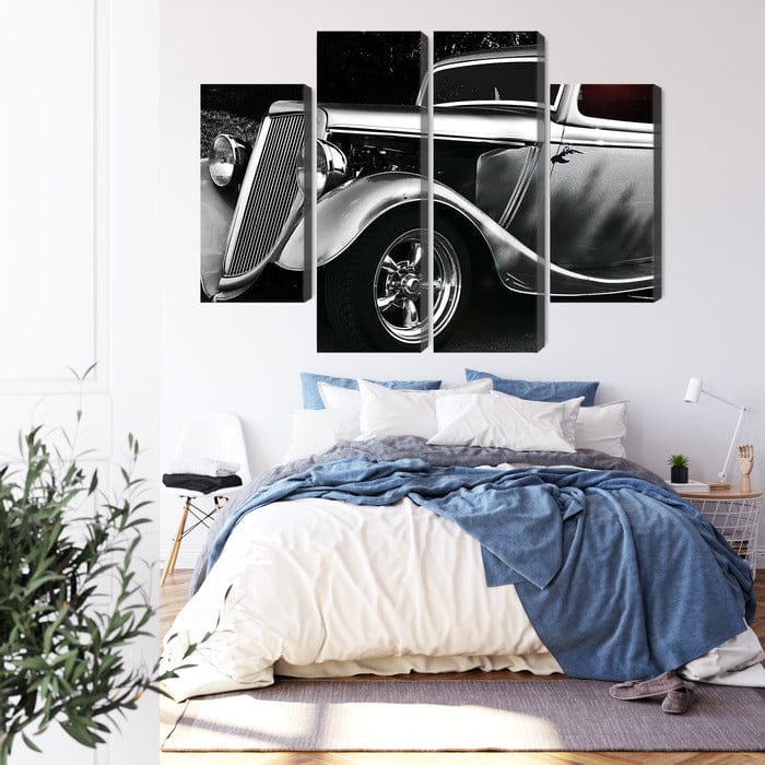 Kanva - Retro stila Hot Rod automašīna, N-3179 X-ART