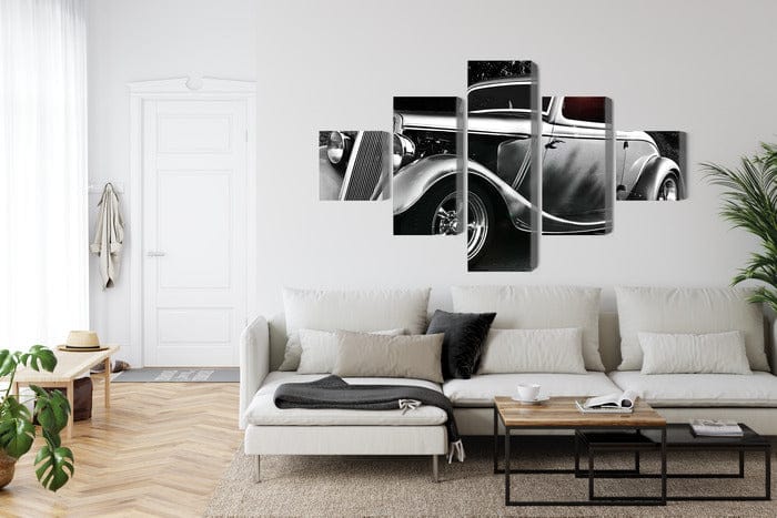 Kanva - Retro stila Hot Rod automašīna, N-3181 X-ART