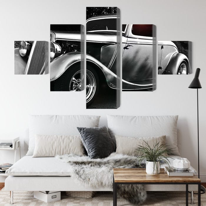 Kanva - Retro stila Hot Rod automašīna, N-3181 X-ART