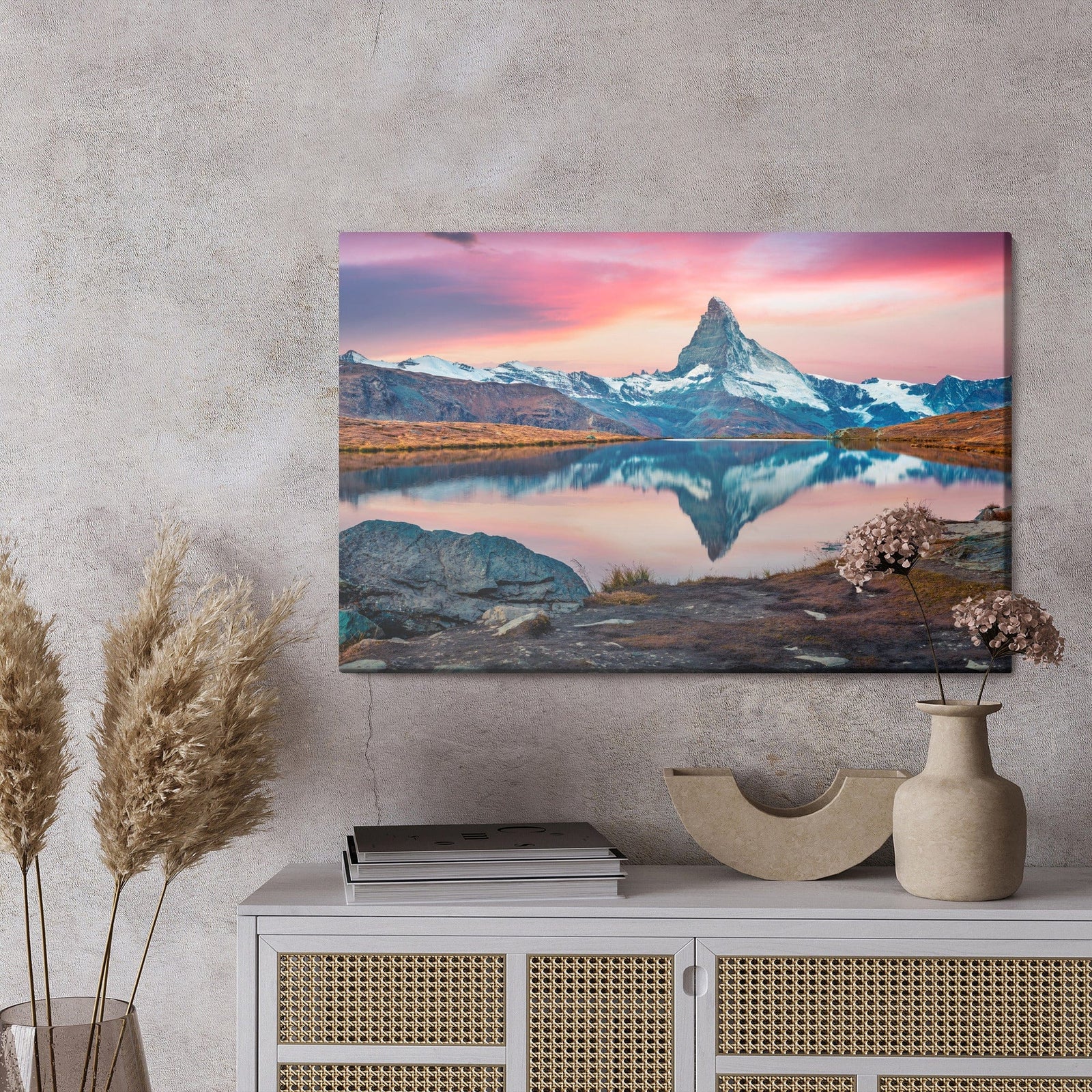 Kanva - Rīts Šveices Alpos, N-1071 X-ART