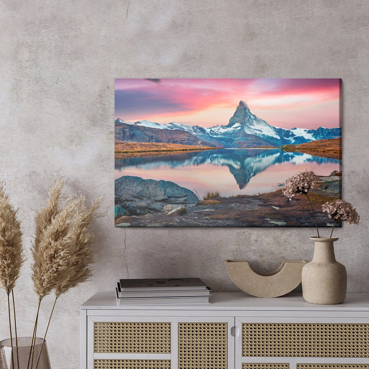 Kanva - Rīts Šveices Alpos, N-1071 X-ART