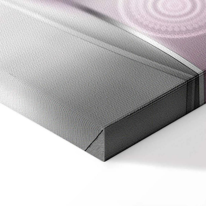 Kanva - Romantisks pušķis un abstrakts fons, pelēka, roza, 93821 ART XL