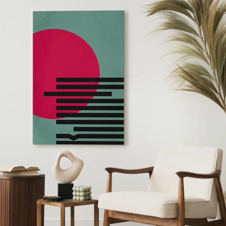 Canva Pink sun (x 1)