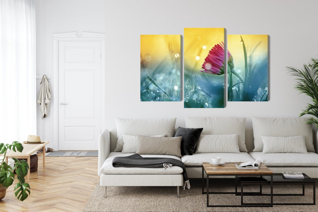 Kanva - Rozā zieds pļavā, N-4250 X-ART