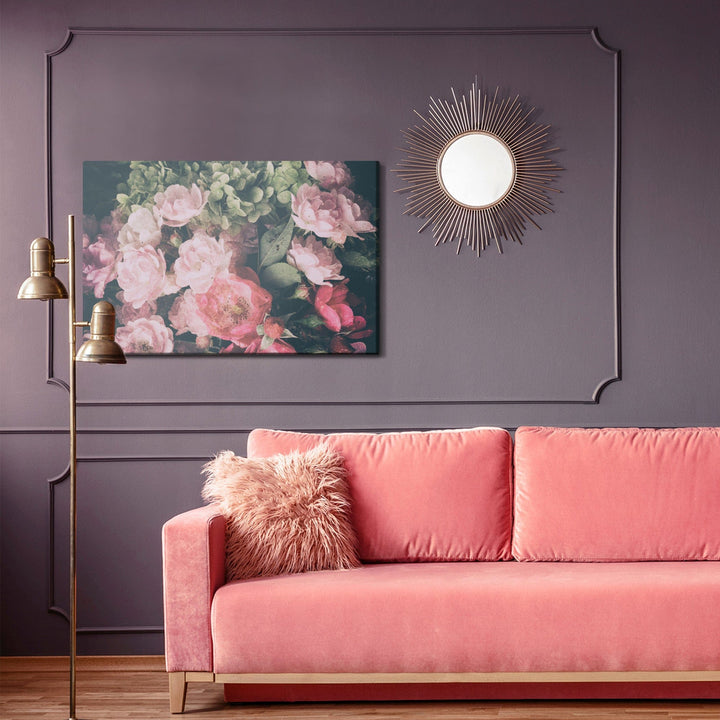 Kanva - Rožu un hortenziju pušķis, N-1324 X-ART