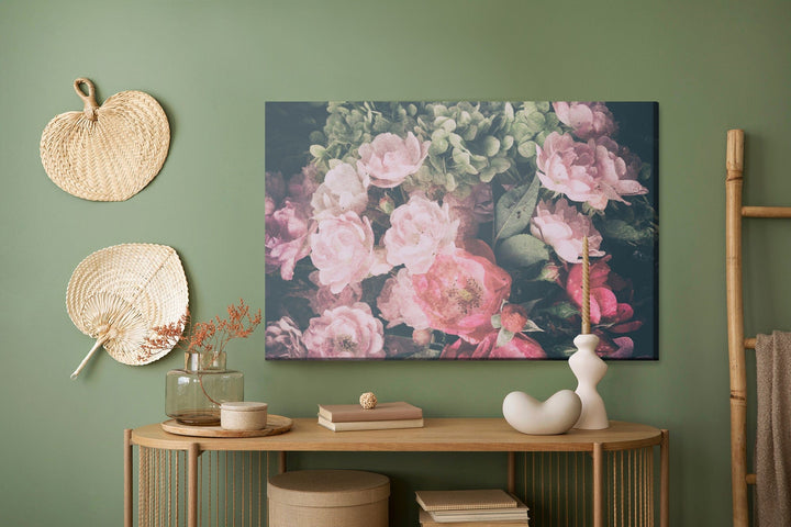 Kanva - Rožu un hortenziju pušķis, N-1324 X-ART