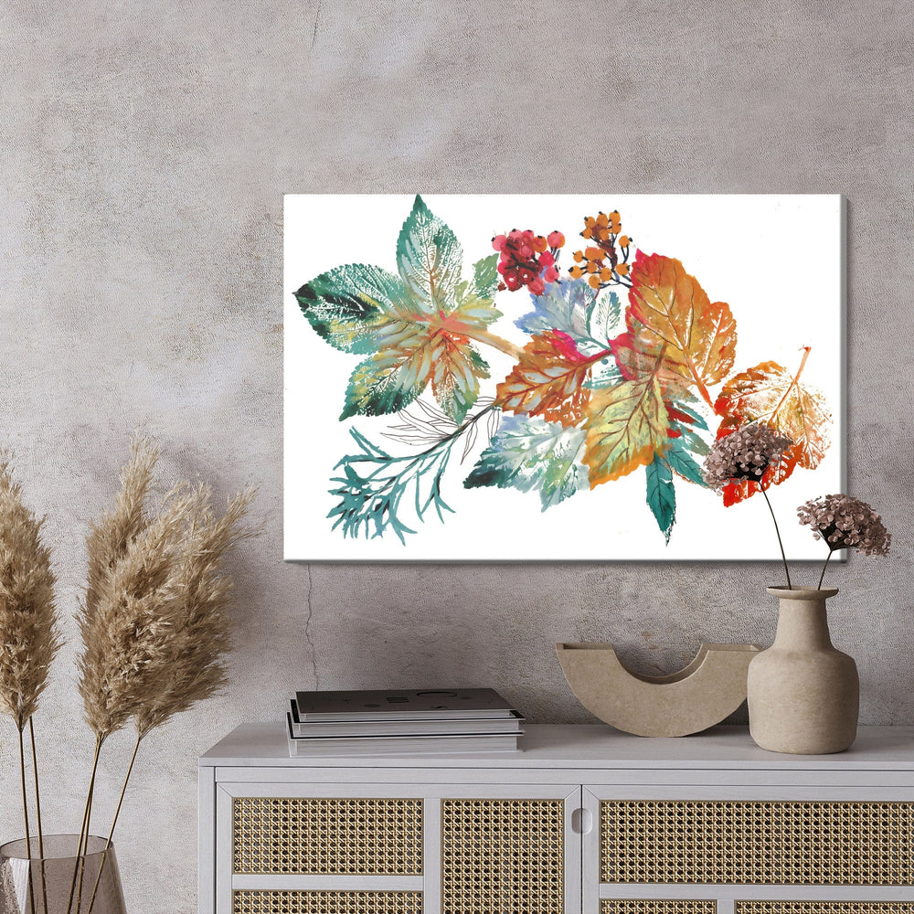 Kanva - Rudens lapas, it kā gleznotas ar akvareļu krāsām, N-1636 X-ART