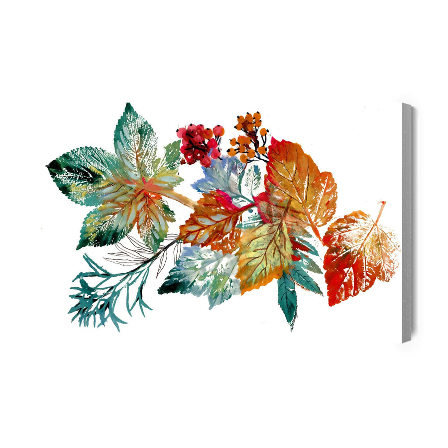 Kanva - Rudens lapas, it kā gleznotas ar akvareļu krāsām, N-1636 X-ART