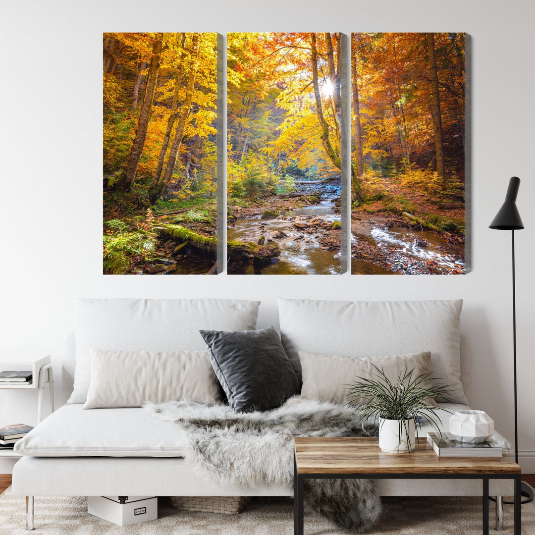 Kanva - Rudens meža ainava, N-1879 X-ART