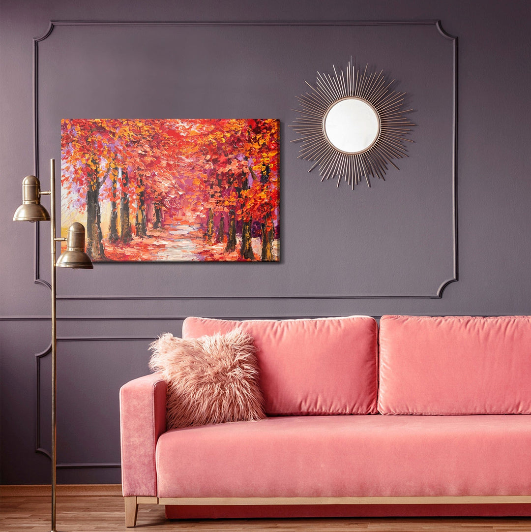 Kanva - Rudens mežs siltās krāsās, N-1197 X-ART