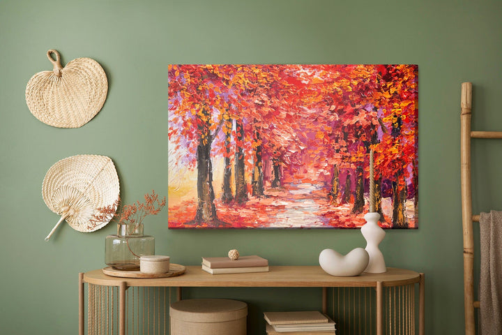 Kanva - Rudens mežs siltās krāsās, N-1197 X-ART