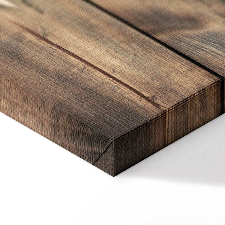 Kanva - Pasaules karte uz bēša koka tekstūras - Sapņu karte ART XL