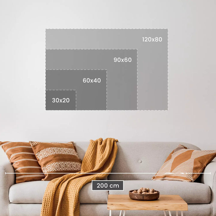 Kanva - Pasaules karte uz bēša koka tekstūras - Sapņu karte ART XL