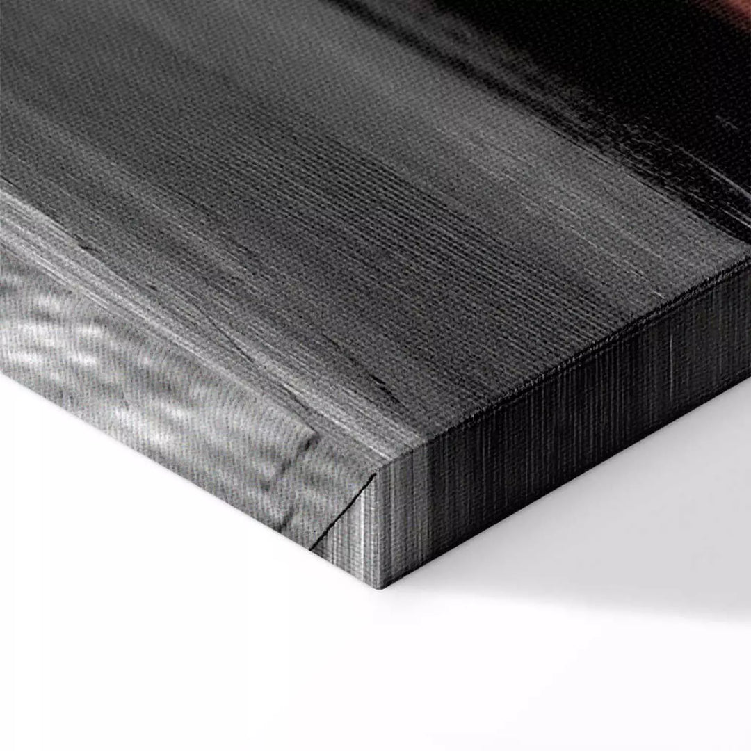 Glezna Abstrakta Sarkanā Ainava – Sarkans un Melns ART XL