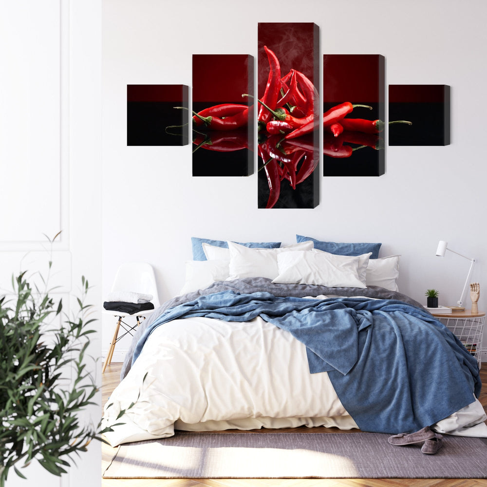 Kanva - Sarkanie čili pipari, N-3139 X-ART