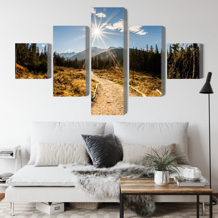 Kanva - Saulains diena Tatru kalnos 3D, N-4364 X-ART