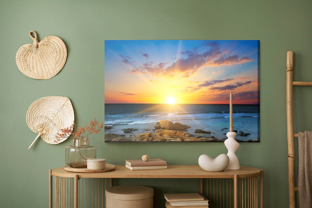 Kanva - Saullēkts jūras krastā, N-493 X-ART