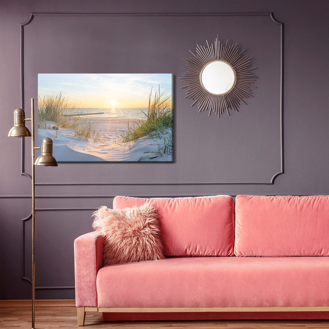 Kanva - Saullēkts smilšainā pludmalē, N-469 X-ART