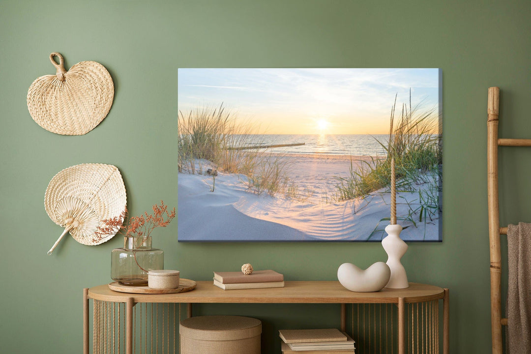 Kanva - Saullēkts smilšainā pludmalē, N-469 X-ART